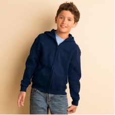 Gildan Heavy Blend youth full zip hooded sweatshirt